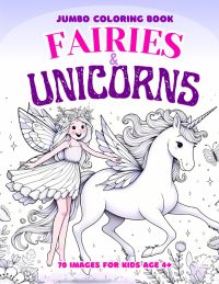 Fairies and Unicorns Colouring Book