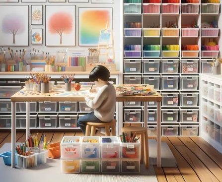 Organizing and Storing Art Supplies