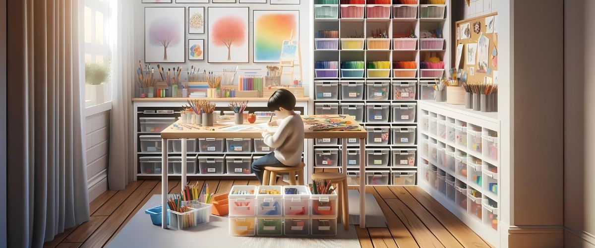 Organizing and Storing Art Supplies